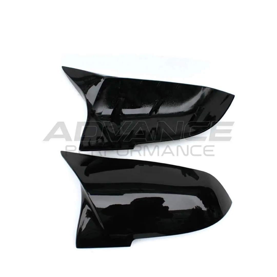 TAPAS DE ESPEJO BMW SERIE F (F20-F21-F22-F23-F30-F32-F33-F36GC-F87) ABS NEGRO BRILLANTE - Imagen 2