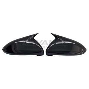 TAPAS DE ESPEJO VW GOLF GTI/R (MK7-MK7.5) ABS NEGRO BRILLANTE
