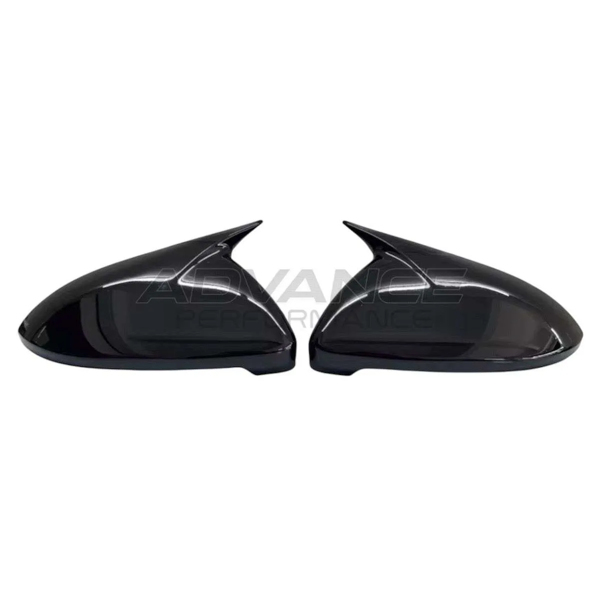 TAPAS DE ESPEJO VW GOLF GTI/R (MK7-MK7.5) ABS NEGRO BRILLANTE